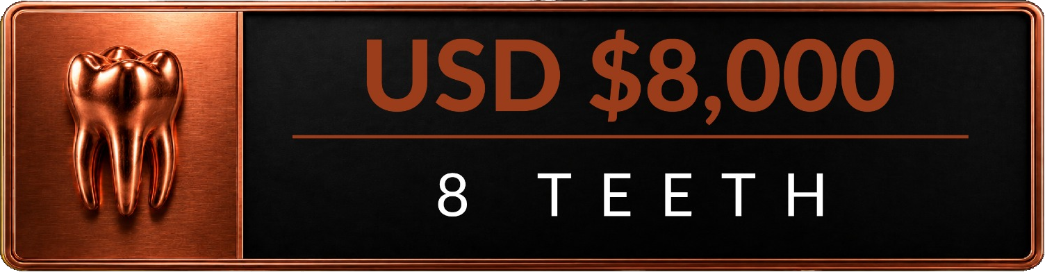 8k 8 Teeth Plaque